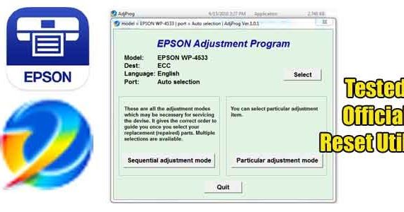 epson l3060 adjustment program download